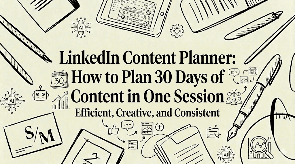 Featured image for LinkedIn Content Planner: How to Plan 30 Days of Content in One Session