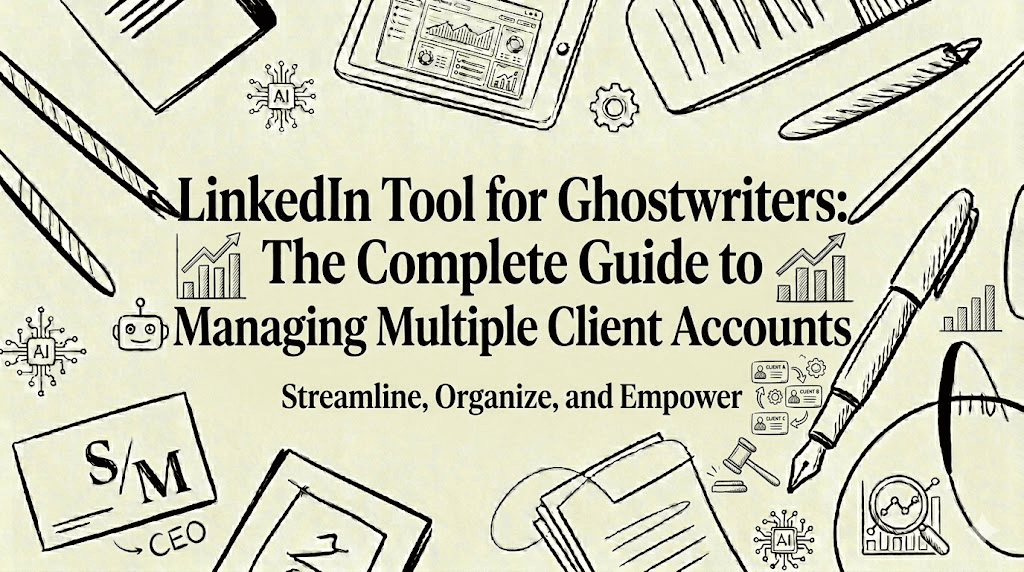 LinkedIn Tool for Ghostwriters: The Complete Guide to Managing Multiple Client Accounts