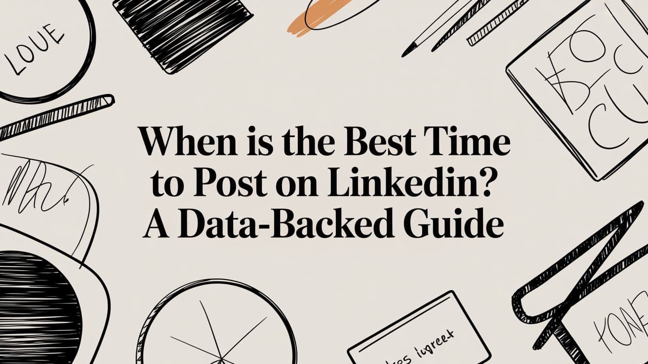 Featured image for When Is the Best Time to Post on LinkedIn? A Data-Backed Guide