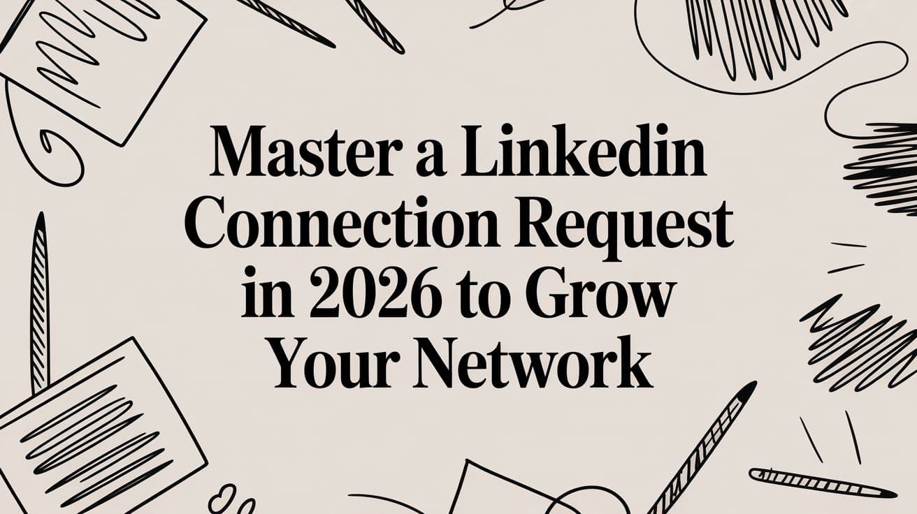 Featured image for Master a linkedin connection request in 2026 to Grow Your Network