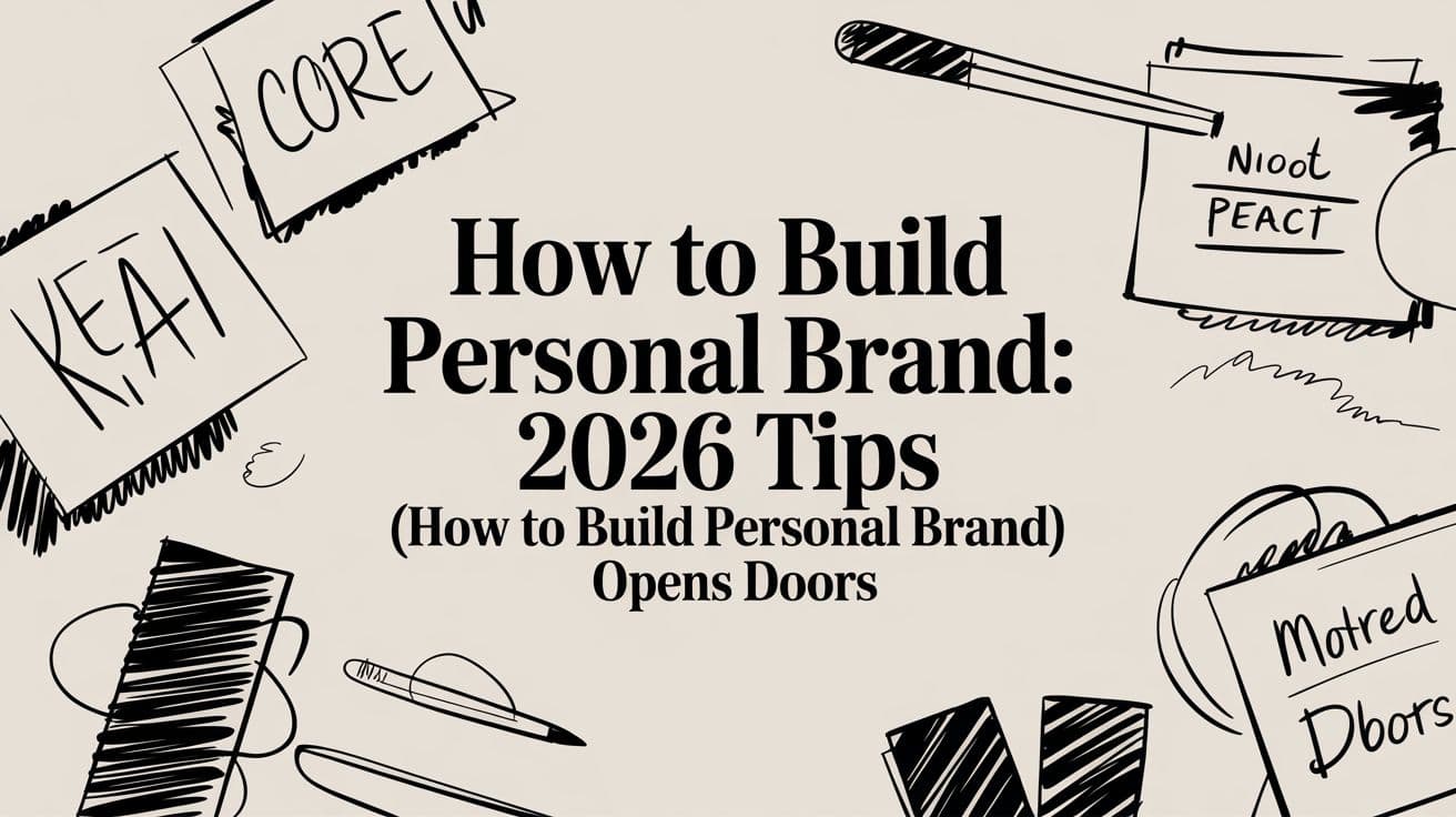 How to Build Personal Brand: 2026 Tips (how to build personal brand) Opens Doors