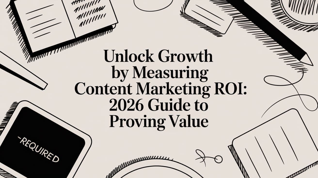 Unlock Growth by measuring content marketing roi: 2026 Guide to Proving Value